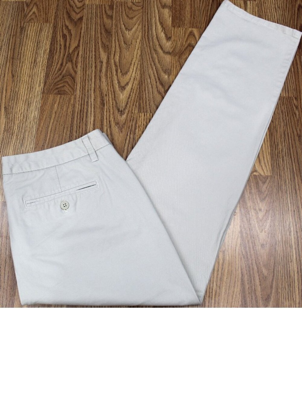 35x30 BONOBOS SLIM FIT PANTS COTTON/SPANDEX KHAKI Sz 35W x 30L